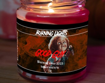 Good Guy, Chucky Inspired Character Candle