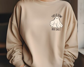 Süßer Geist Halloween Pullover, Halloween Pullover, Gruselige Saison 2023, 2023 Happy Halloween, Geist Pullover, Gruseliges Shirt, Lustiges Halloween