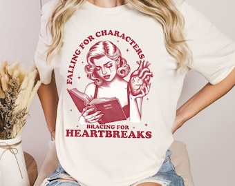 Retro Funny Romance Book Shirt, Book Lover Gift, Romance Book Shirt, Retro Shirt, Book Shirt, Bookish Gift, Gifts For Readers, Booktok Shirt
