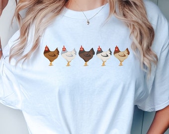 Chicken Shirt, Chicken Mom Gift, Chicken Lovers Gift, Farm Shirt, Funny Farmer Gifts, Easter, Farm Life Shirt, Country Shirt, Chicken Gifts