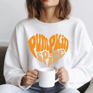 パンプキン スパイス 秋 スウェットシャツ、秋シャツ、ギフト スウェットシャツ、パンプキン スウェットシャツ、秋の美学、スプーキー シーズン、パンプキン シャツ、感謝祭
