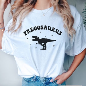 Pregosaurus Shirt, Expecting Shirt, Mom Pregnancy Shirt, Mom To Be Gift, Womens Pregnancy Shirt, Expecting Gift, Dinosaur Mom Shirt, Mom Tee