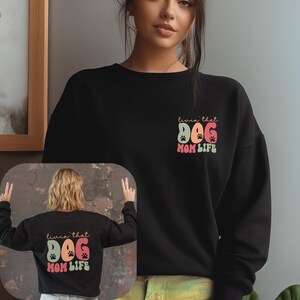 Dog Mom Sweatshirt, Fall Sweatshirt, Dog Mom Gifts, Dog Mom Shirt, Trendy Shirt, Self Care Gift, Inspirational Sweatshirt, Positive Clothing