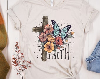 Faith Based Shirt, Christian Shirt, Religious Gift, Jesus Shirt, Christian Apparel, Christian Clothes, Inspirational Jesus Shirt, Faith Tee