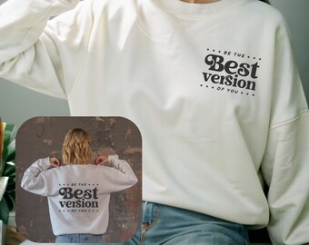 Sudadera inspiradora, ropa positiva, afirmación positiva, sudadera de otoño, camisa de moda, camisa de salud mental, sudadera estética