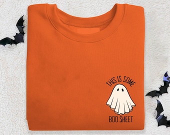 Süßer Geist Halloween Pullover, Halloween Pullover, Gruselige Saison 2023, 2023 Happy Halloween, Geist Pullover, Gruseliges Shirt, Lustiges Halloween