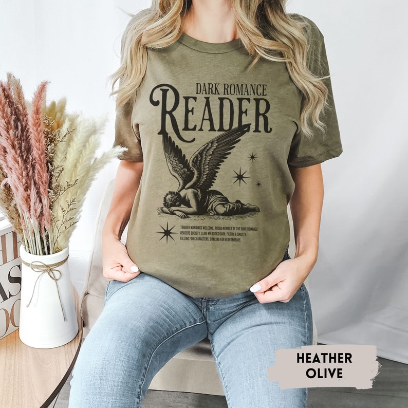 Dark Romance Reader Shirt, Books Lovers Shirt, Booktok Shirt, Bookish Tshirt, Book Lover Gift, Smut Shirt, Dark Romance, Morally Grey Shirt image 3