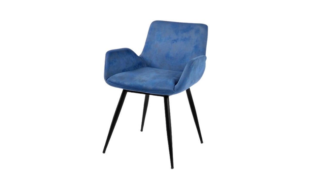 Elegant and Modern Blue Dining Room Chair Hand Crafted Etsy