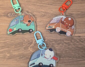 Holiday Joy Ride Keychains