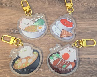 Hot Pawt Double Sided Keychains