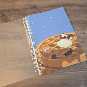 Waffle Cats Reusable Sticker Book
