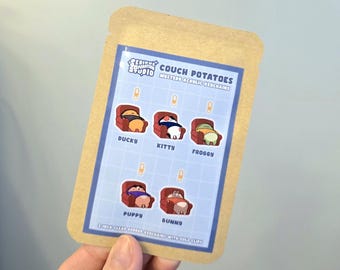 Couch Potatoes Mystery Keychain Bags