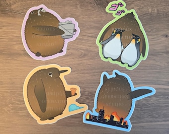Baby Penguin Waterproof Vinyl Stickers