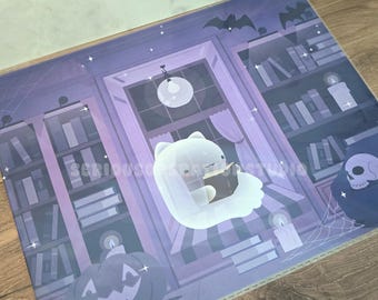 Spooky Library Art Print