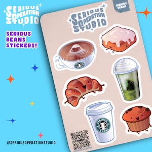 Serious Beans Sticker Sheet