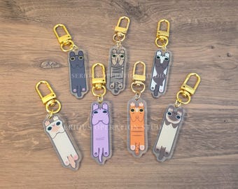 Long Cat & Dog Keychains