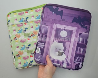 Large Book+Tech Sleeve w/ Zipper & Front Pocket