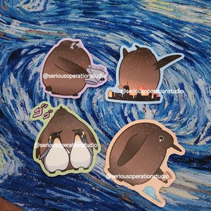 Baby Penguin Waterproof Vinyl Stickers