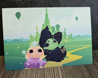 Good Witch & Bad Witch Art Print