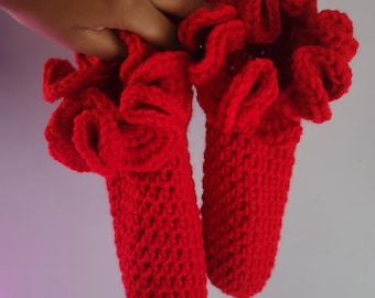 Ruffle Footie Socks