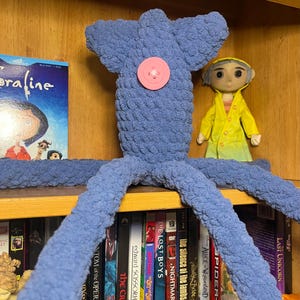 Coraline Inspired Cat Squid Crochet Plush image 2