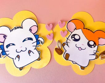 Hamtaro inspired birthday banner