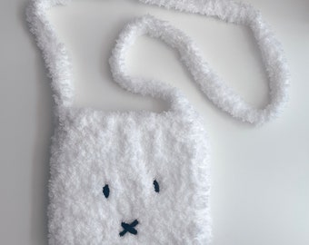 Crochet Crossbody Miffy Bunny Bag