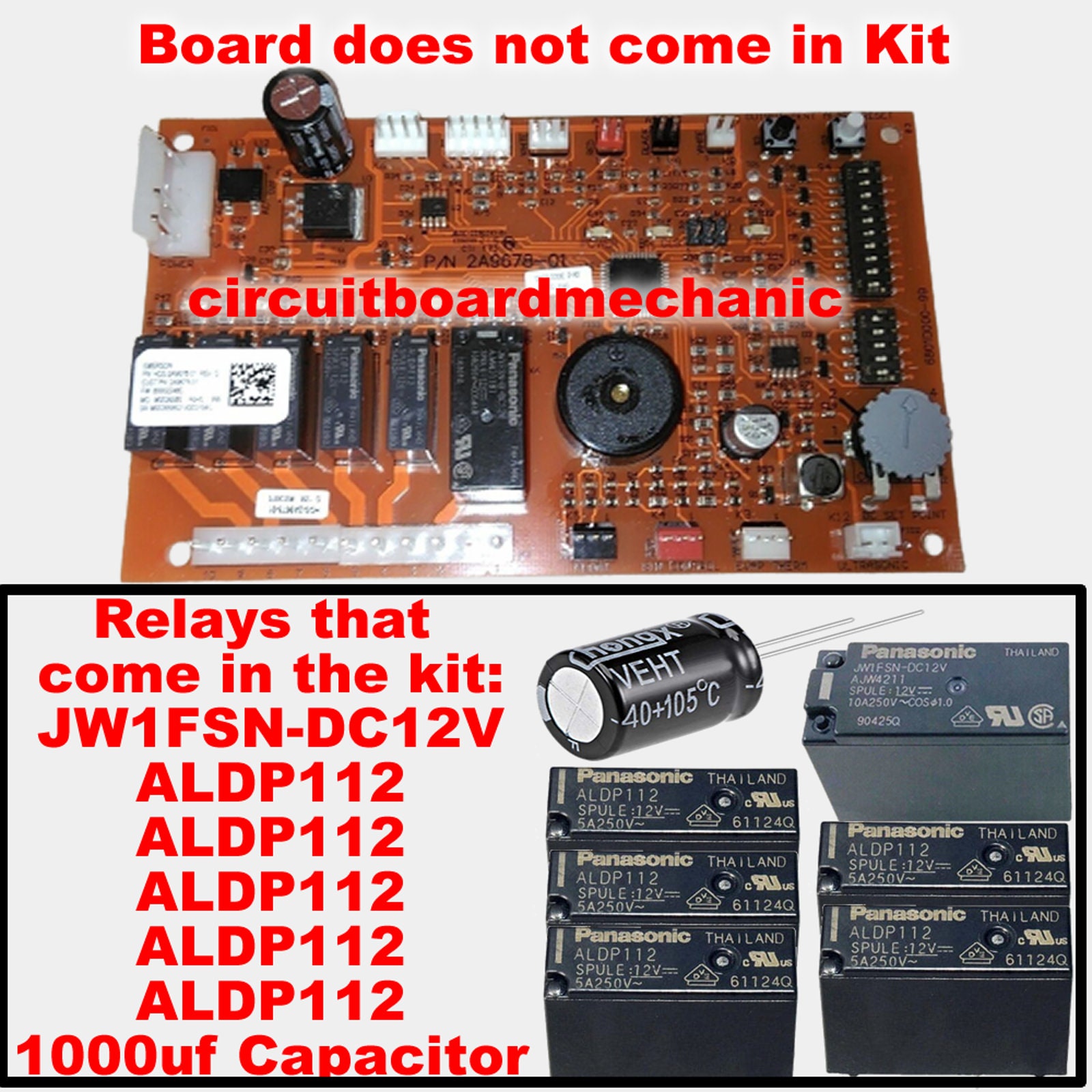 Repair Kit 2A3792-01 Hoshizaki Ice Machine Control Board 2A3792-01