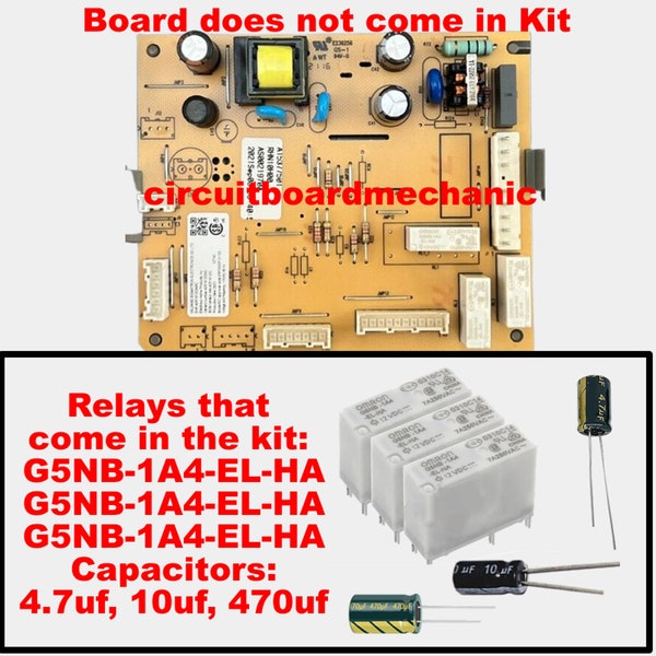 Repair Kit 5304526011 Frigidaire Refrigerator Control Board 5304526011 Relay Kit