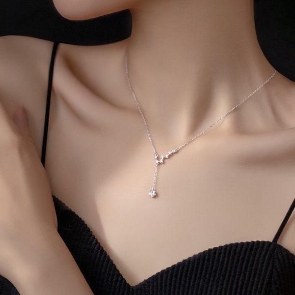 Haute Joaillerie, Collier Dainty Big Dipper, Collier Little Constellation Collier North Star en Or Argent et Collier Polaris en or Rose