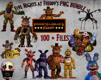 Five Nights at Freddy's PNG Mega Bundle Clipart, 100-+ files  Sublimation, Instant Digital Download
