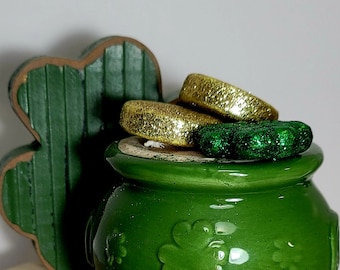 St. Patrick&#39;s Day Pot O&#39; Gold Candle scented with &quot;Lucky Clover&quot;