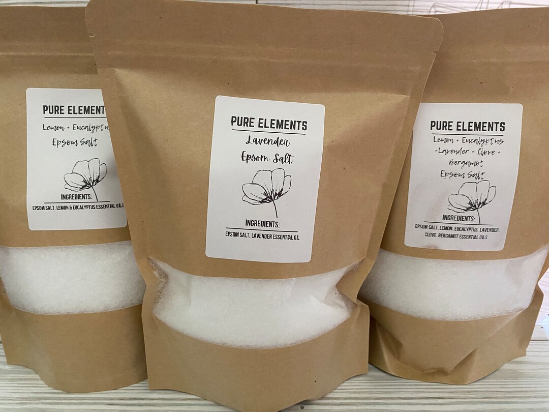 Natural Bath Salts Soaking Bath Salt Pure Essential Oil Salts Detox