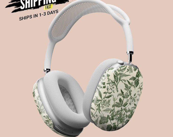 AirPods Max Covers - Green Botanicals Headphone Case  Protector  Gift