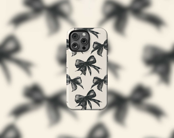 Sophisticated Bows MagSafe Tough iPhone 12-15 Case