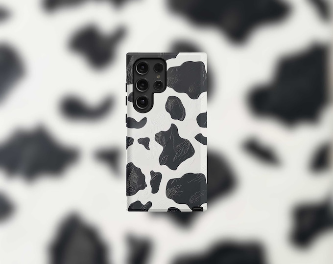 Cow Print Samsung Tough Case - S22-S24 Series