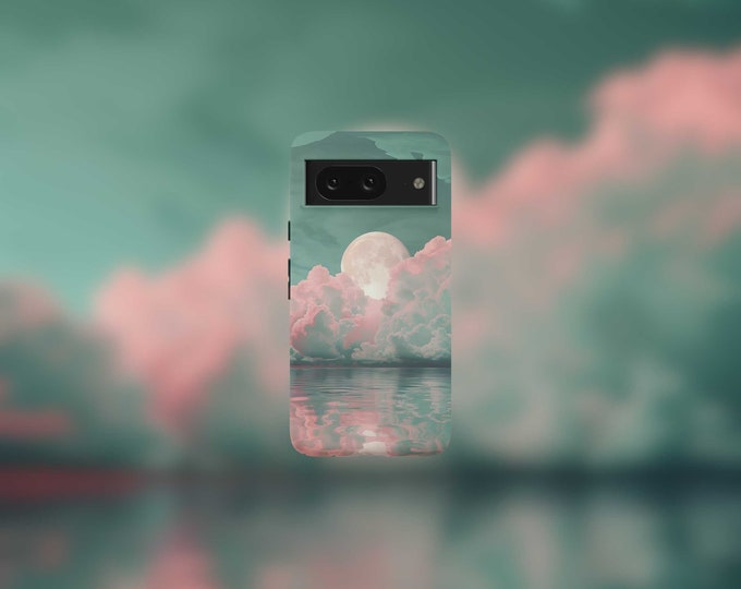 Peaking Moon Tough Phone Case For Google Pixel 9, 9 Pro, 9 Pro XL, 8, 8 Pro, 7, 7 Pro, 6, and 6 Pro