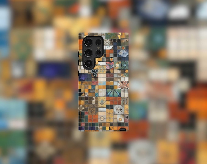Mosaic Tiles Samsung Tough Case - S22-S25 Series