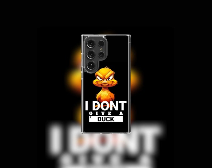 Angry Duck Samsung Clear Case - S22/S23/S24 Series