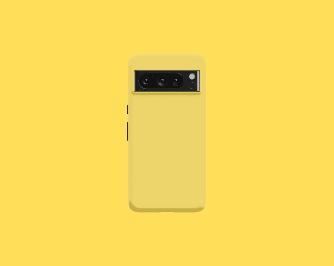 Sunny Yellow Tough Phone Case For Google Pixel 9, 9 Pro, 9 Pro XL, 8, 8 Pro, 7, 7 Pro, 6, and 6 Pro