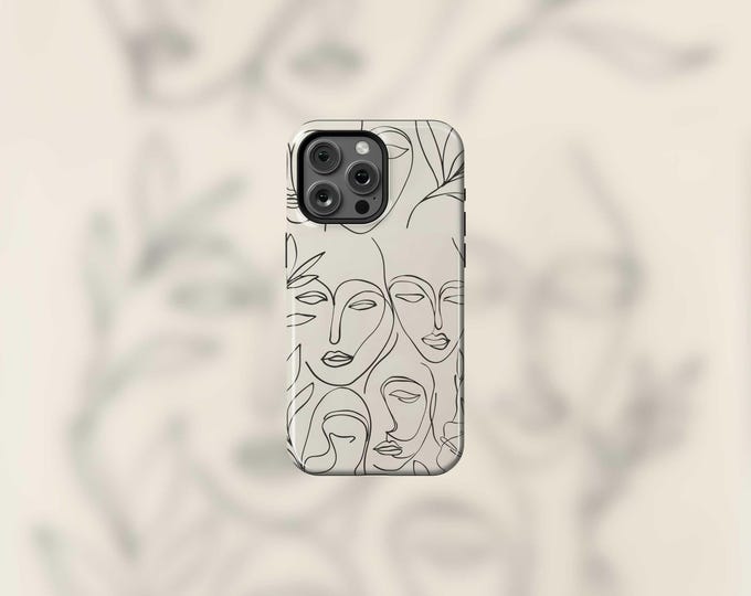 Abstract Women MagSafe Tough iPhone 13-16 and 16e Case
