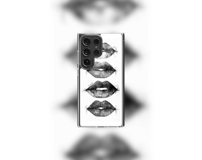 XOXO Kisses Samsung Clear Case - S22/S23/S24 Series