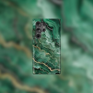 Jade Marble Samsung Tough Case - S22-S24 Series