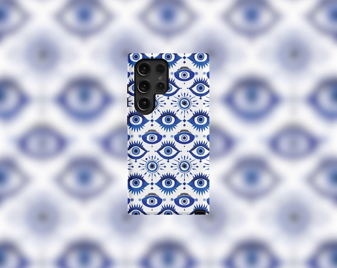 Blue Evil Eye Samsung Tough Case - S22-S25 Series