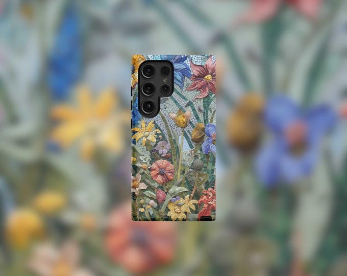 Botanical Mosaic Samsung Tough Case - S22-S25 Series