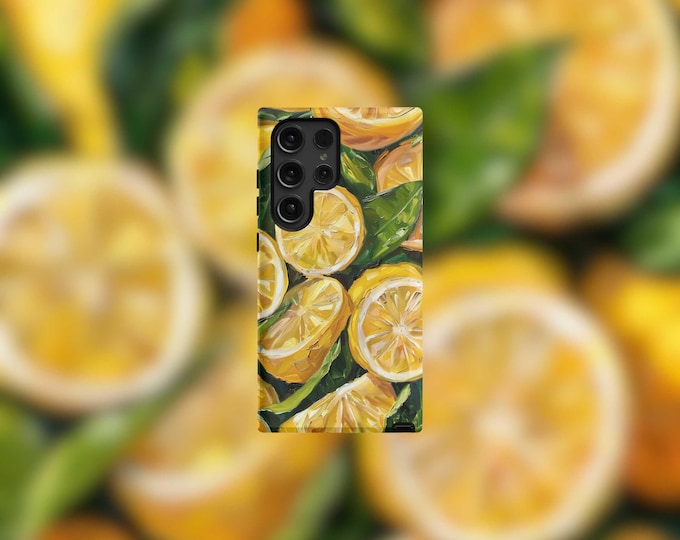 Lemon Oil Painting Samsung Tough Case - S22-S25 Series