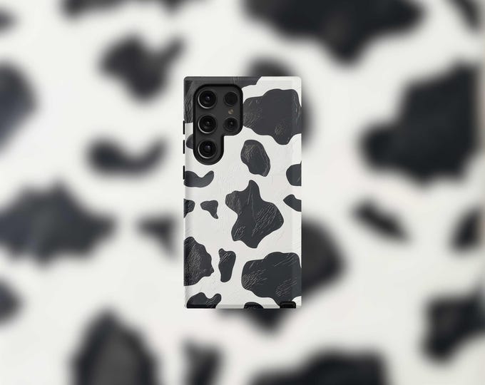 Cow Print Samsung Tough Case - S22-S25 Series