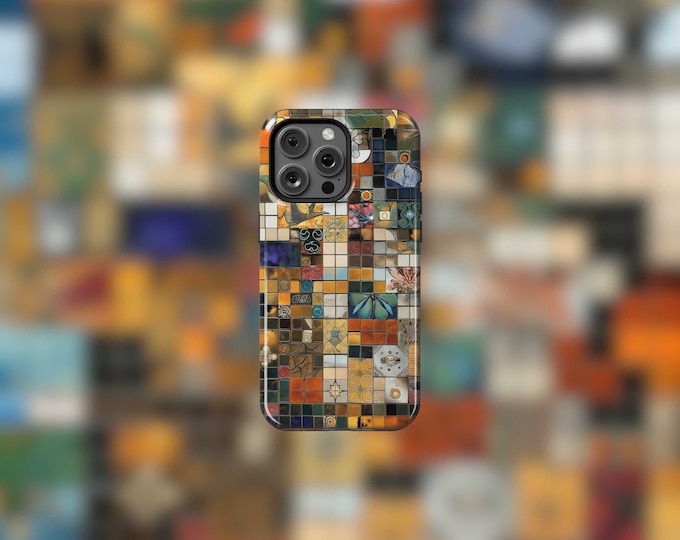 Mosaic Tiles MagSafe Tough iPhone 12-15 Case