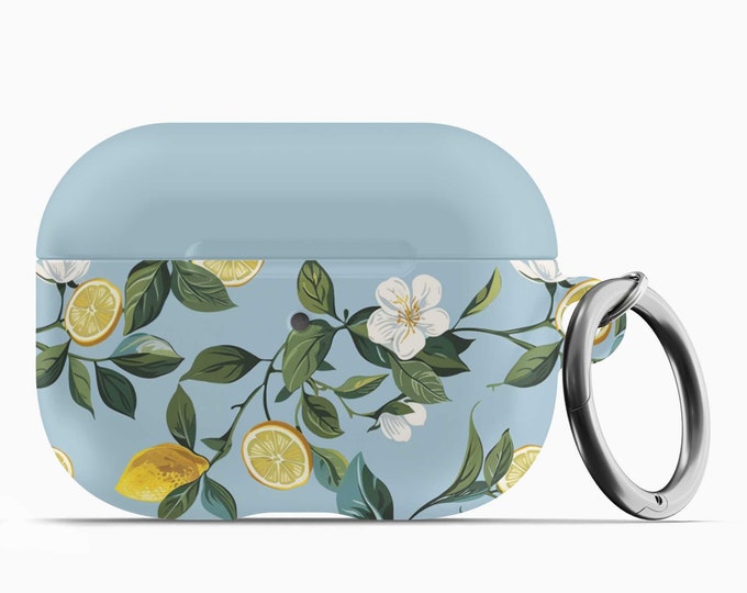 Limoncello AirPod Case w/Keychain - Fits 1st 2nd Gen AirPods AirPod Pros