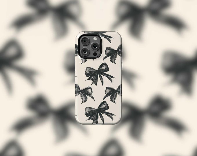 Sophisticated Bows Tough MagSafe iPhone Case  Fits iPhone 12-15